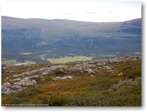 blick vom kungsleden bei partekietje auf den rittakjakko