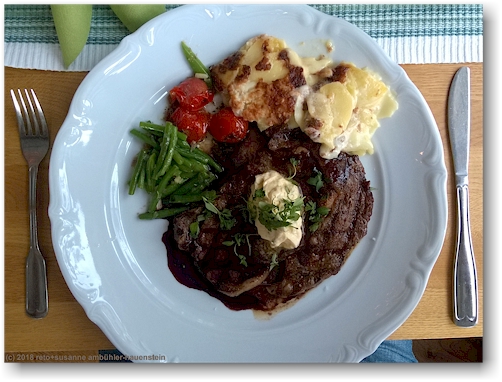 nachtessen im restaurant des camping arrenjarka