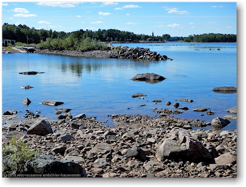 bucht im hornavan bei arjeplog