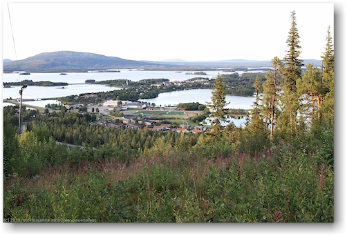 blick vom oeberget auf arjeplog