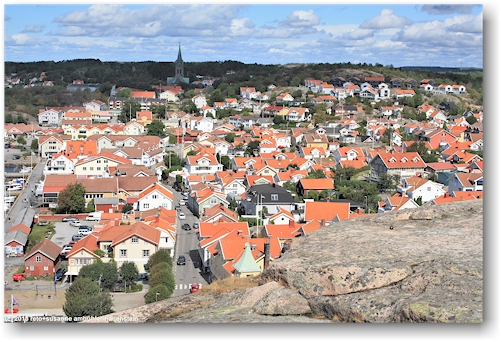 blick vom stdberget auf das zentrum von grebbestad