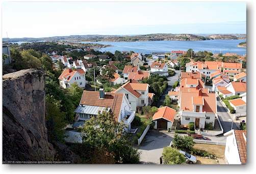 blick vom vettebergen auf fjaellbacka