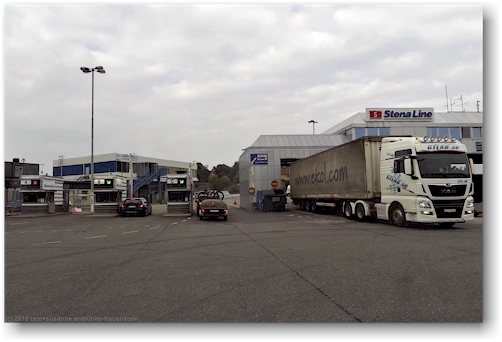 check-in beim ueberseehafen in goeteborg