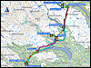tatsaechliche wegstrecke saltoluokkta - kvikkjokk