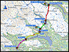 geplante route saltoluokkta - kvikkjokk