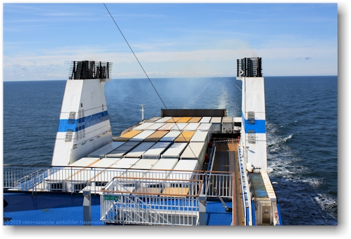 lastwagendeck der finnlady