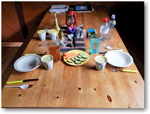 nachtessen in der pieljekaisestugan
