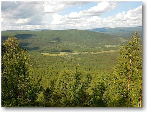 blick vom kungsleden auf ammarnaes
