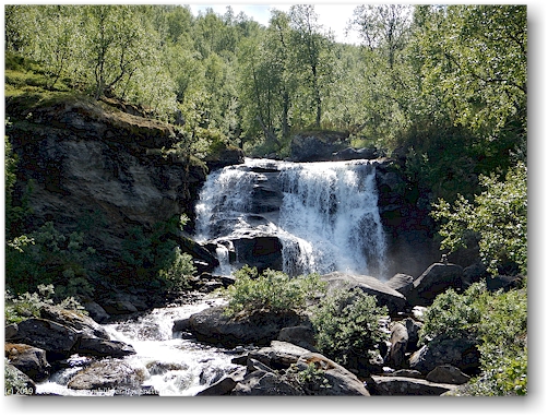 wasserfall im ruoutetjejukke