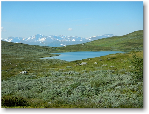 kleiner see entlang des kungsleden