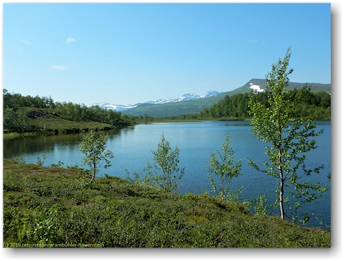 kleiner see zwischen kungsleden und taernasjoe