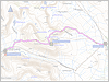 geplante route syterstugan - norra sytertoppen - viterskalstugan