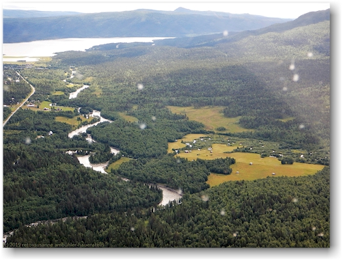 blick aus dem helikopter auf ammarnaes