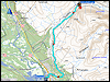 geplante route viterskalstugan - hemavan