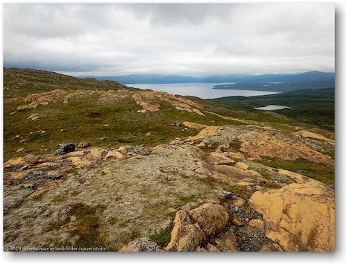 blick vom roedfjaell richtung nordwesten auf den stor-blasjoen