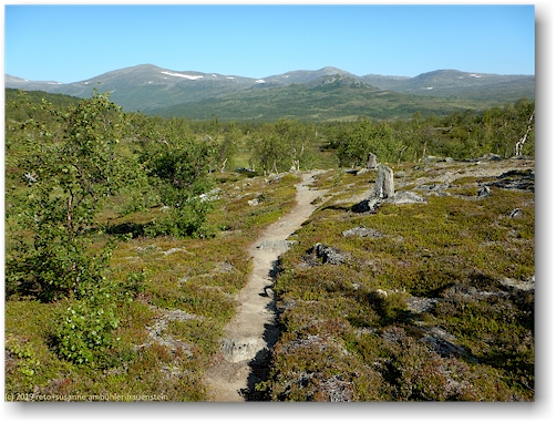wanderweg zwischen stensan und tvaeran