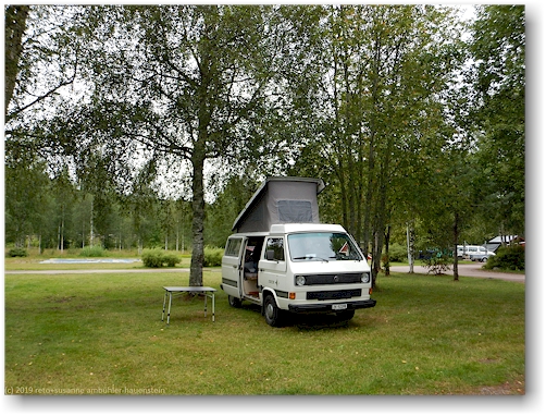 unser jogi auf dem klaraelvens camping bei stoellet