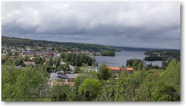 blick vom vandrarhem auf bengtsfors