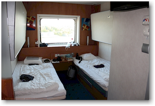 unsere kabine auf der stena germanica