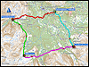 geplante route valadalen - stensdalsstugorna - valastugorna - lunndoerrsstugorna - valadalen