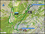 karte und hoehenprofil der wanderung von arbaz via les evouettes und anzere zurueck nach arbaz