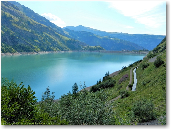 lac de tseuzier mit bisse de sion
