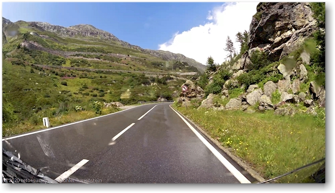 furka passstrasse suedlich von gletsch