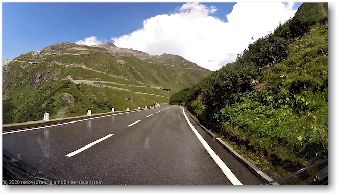 furka passstrasse zwischen gletsch und belvedere