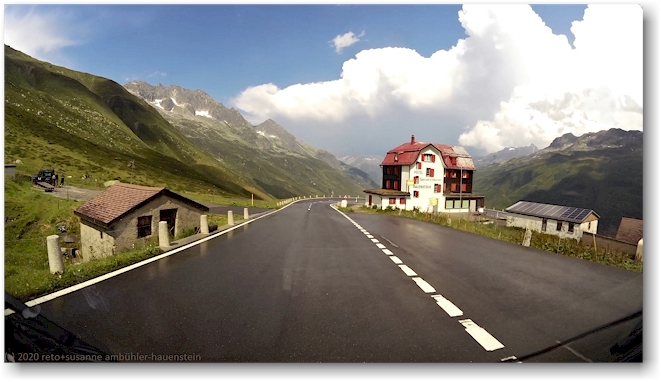furka passstrasse beim hotel galenstock
