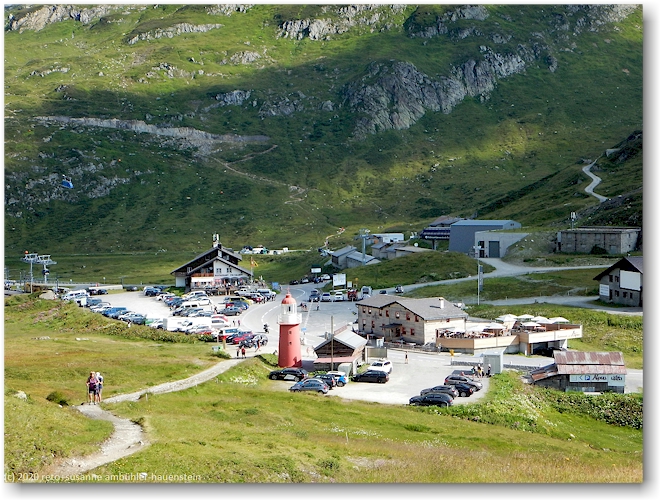 oberalp passhoehe - ausgangspunkt unserer wanderung
