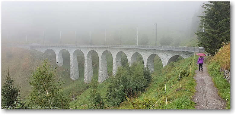 viadukt der RhB bei bugnei