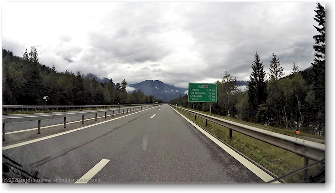 autobahn A13 bei unterrealta