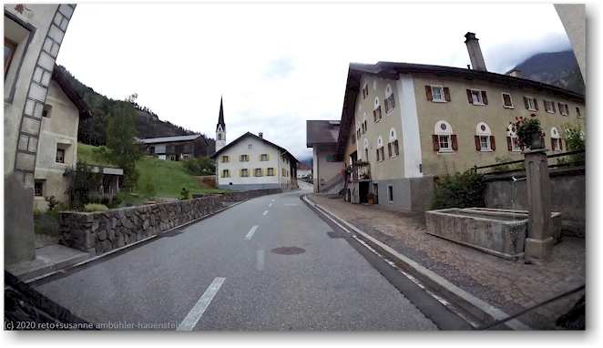 albula-passstrasse durch surava