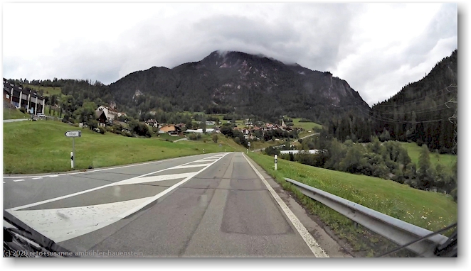 albula-passstrasse bei filisur
