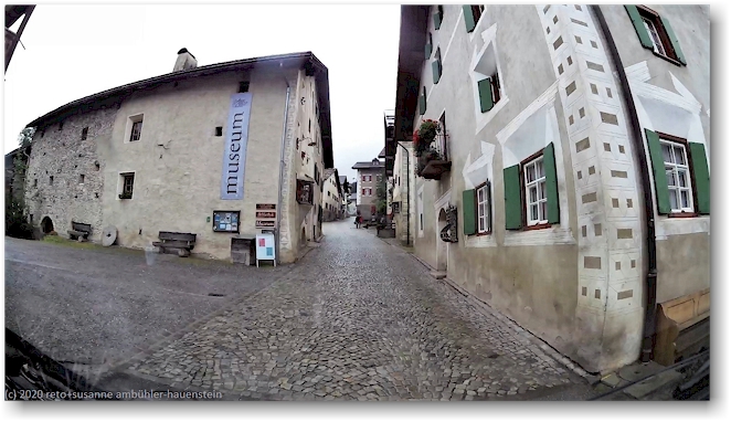 albula-passstrasse durch berguen