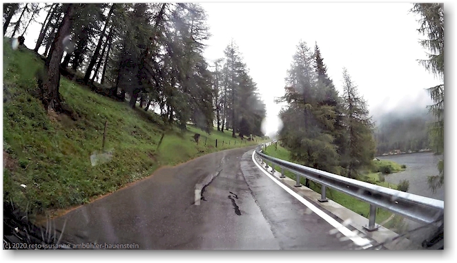 albula-passstrasse entlang der alvra