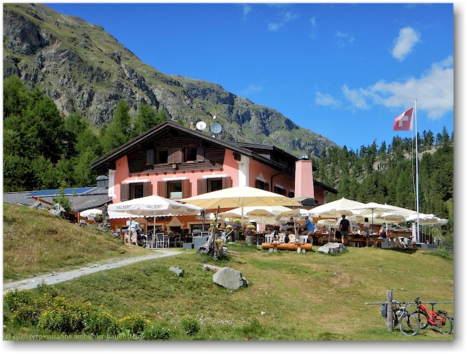 gasthaus roseg gletscher im val roseg