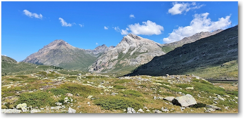 blick von suesom arlas auf den piz albris und den piz alv