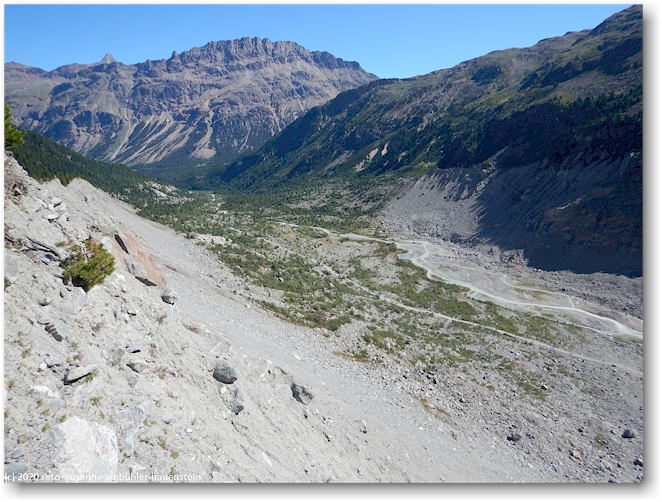 blick vom sur semda boval auf den ova da morteratsch