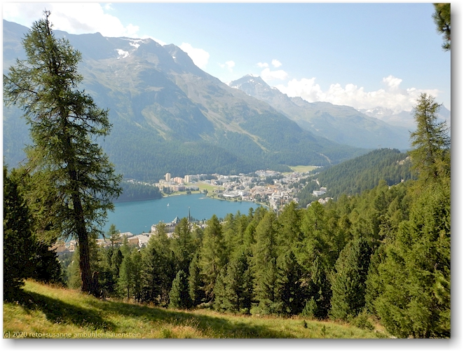 blick von god sur chaunt blais auf sankt moritz