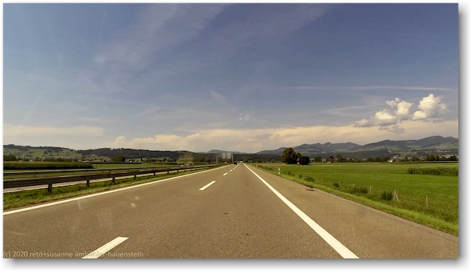 A53 durch die linthebene