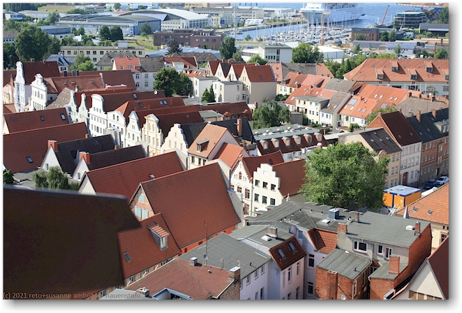 aussicht vom turm der sankt georgen kirche richtung nordwesten