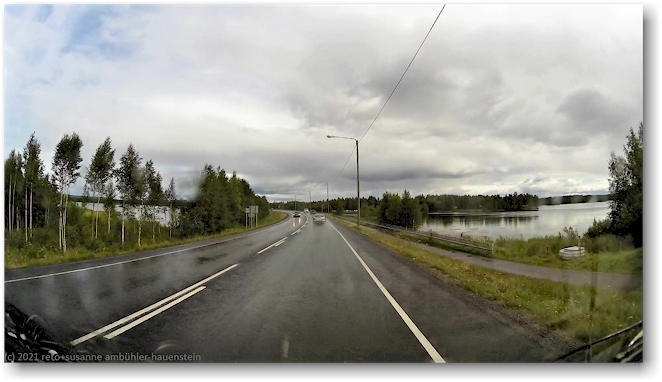 damm im kemijoki im verlauf der strasse 4