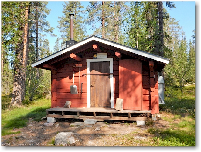 manson huette im muddus nationalpark
