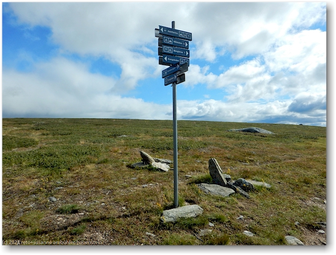 verzweigung alter und neuer kungsleden bei dautabaune
