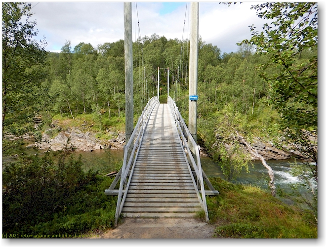 bruecke ueber den vindelaelven bei raevfallet