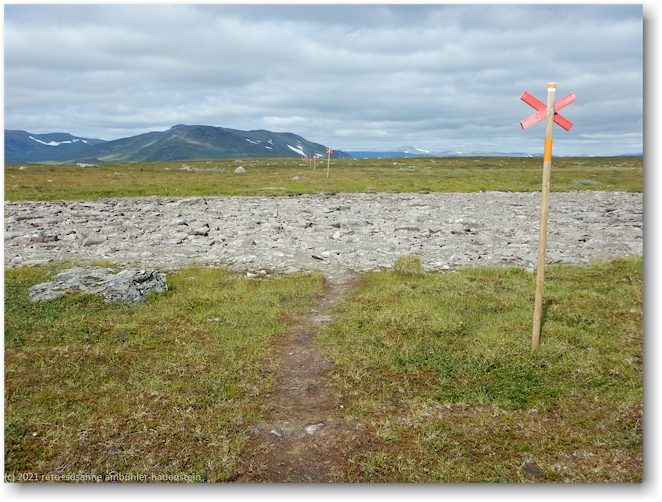wanderweg auf dem stuore jappe