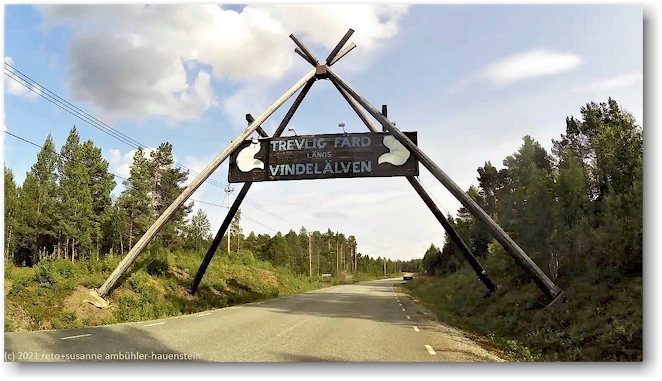 schild ueber der strasse 363 ausgangs ammarnaes