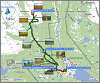 tatsaechliche wegstrecke saelkastugorna - njallavaratje - kaitumjaurestugorna
