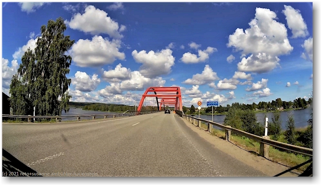 bruecke ueber den ljusnan im verlauf der strasse 84